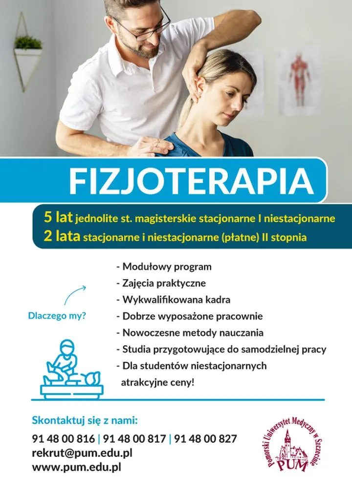 Fizjoterapia studia zaoczne