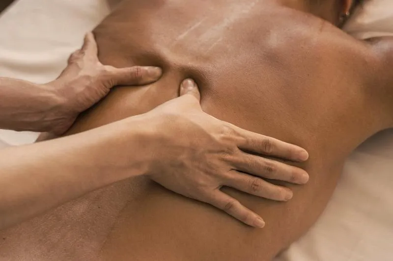 Komfort przed masażem